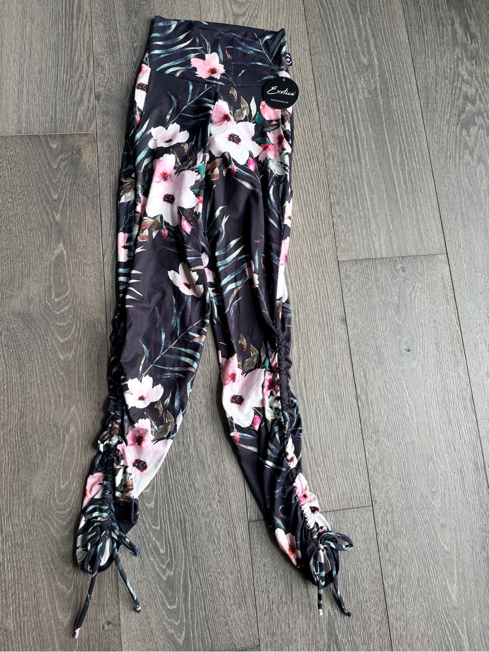 Exotica Exotic At Heart Soft to Touch Jogger Long Tie Sided w/ Pockets Size S